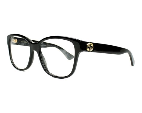 gucci womens black eyeglasses|Gucci black frame reading glasses.